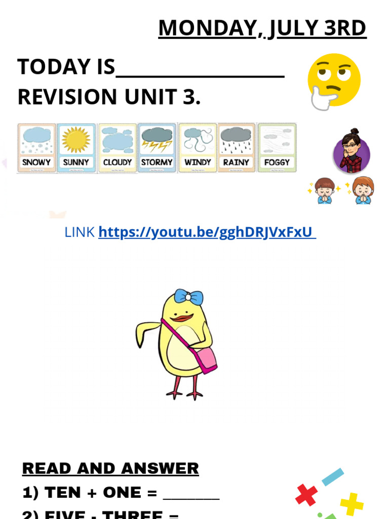 1B Repaso Unit 3 - 3-7 | PDF