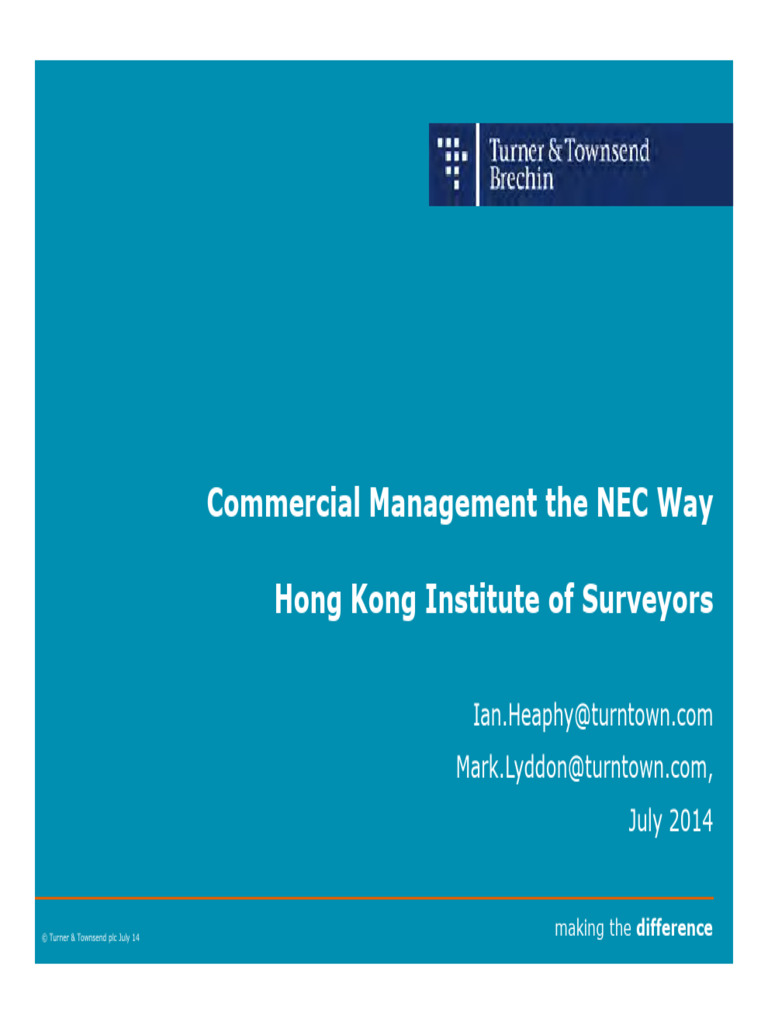 NEC Contract Management Insights | PDF | Employment | Business