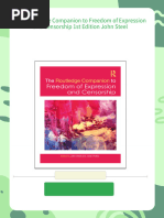 The Routledge Companion to Freedom of Expression and Censorship ...