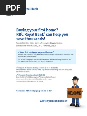 Save Thousands Buying Your First Home Rbc Royal Bank Can Help