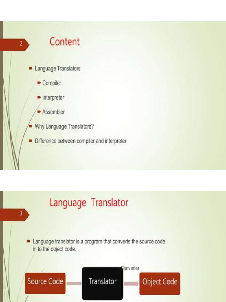 Compiler_Interpreter_Translator | PDF