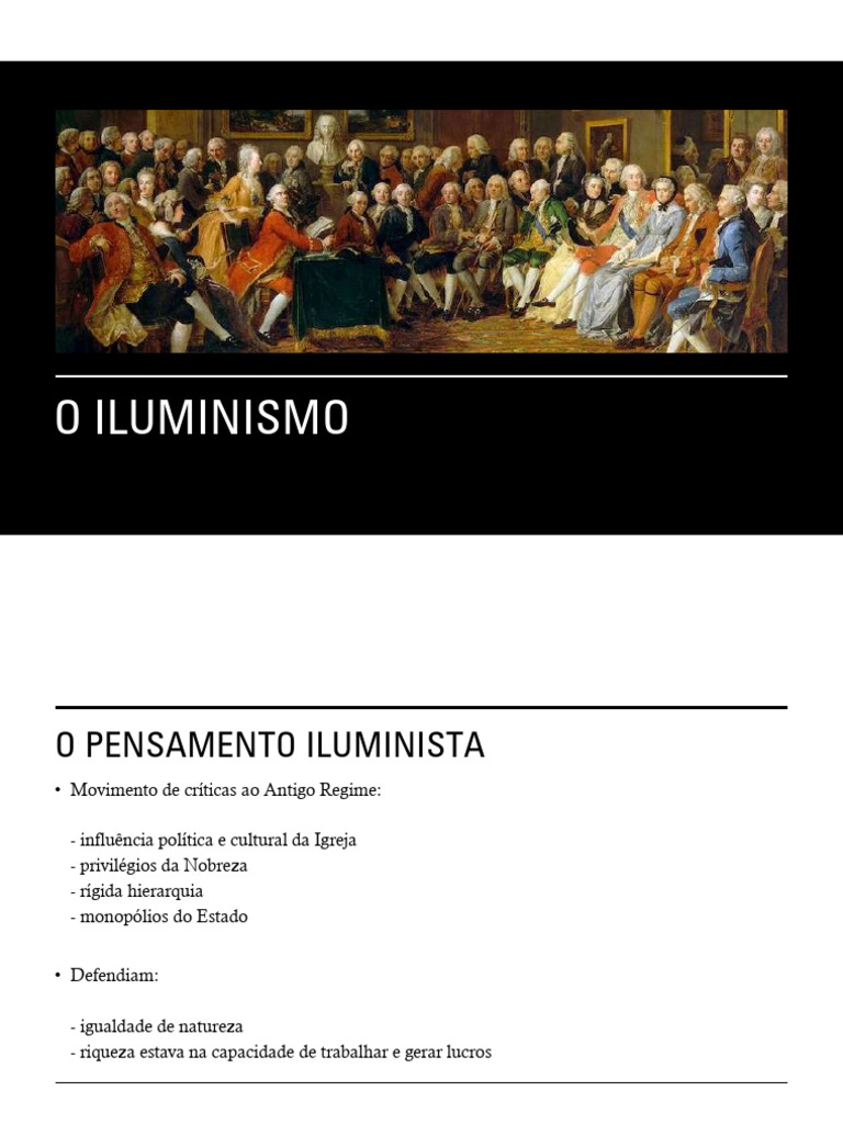 O Pensamento Iluminista e suas Ideias-chave | PDF