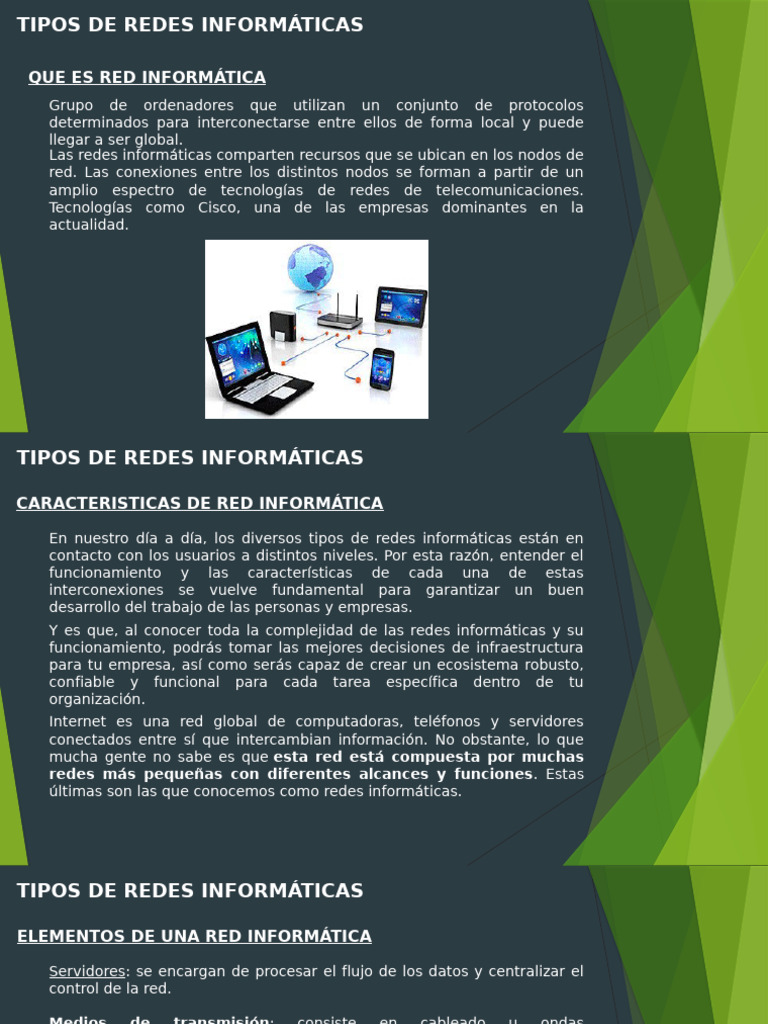 Tipos de Redes Informáticas Explicadas | PDF | Red de computadoras ...