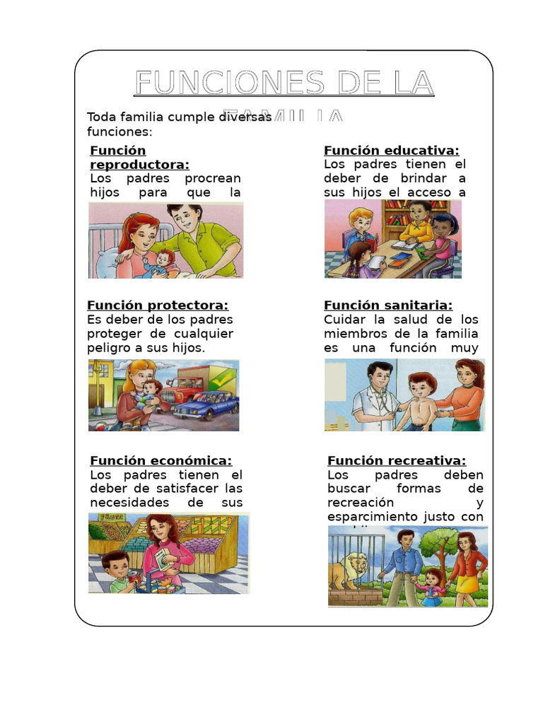 Funciones de la familia | PDF