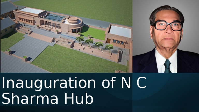 Inauguration Of N C Sharma Hub Pdf