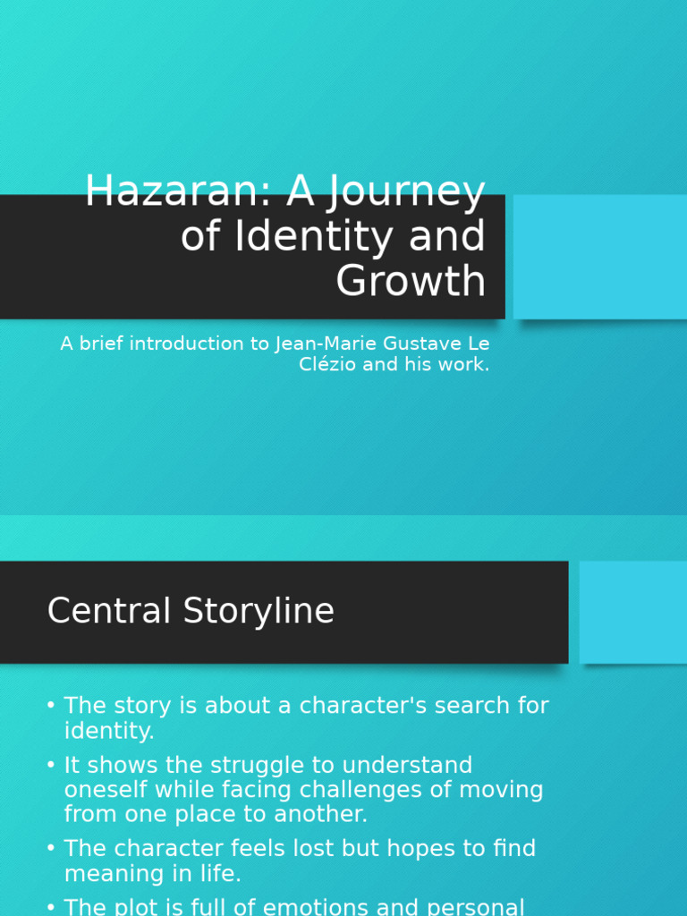 Hazaran: Identity and Growth Journey | PDF | Narration | Social Psychology