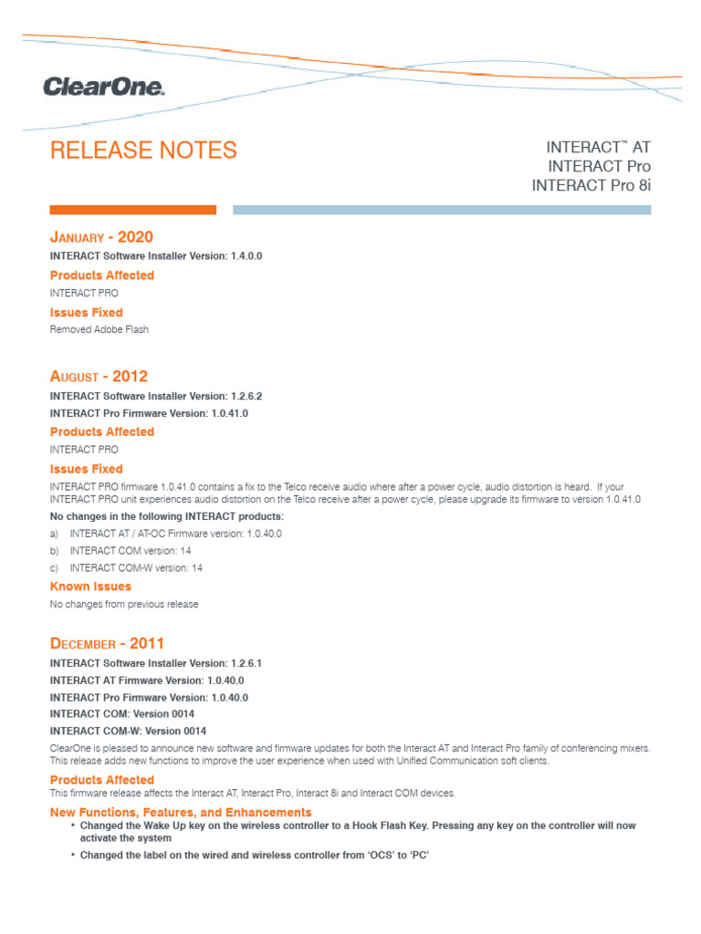 800 154 000 02 RN - Rev1.6 - INTERACT - 0 | PDF | Usb | Microphone