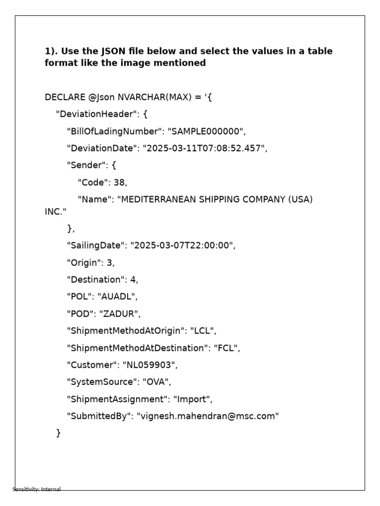 JSON Data Manipulation Queries | PDF | Computer Data | Computing