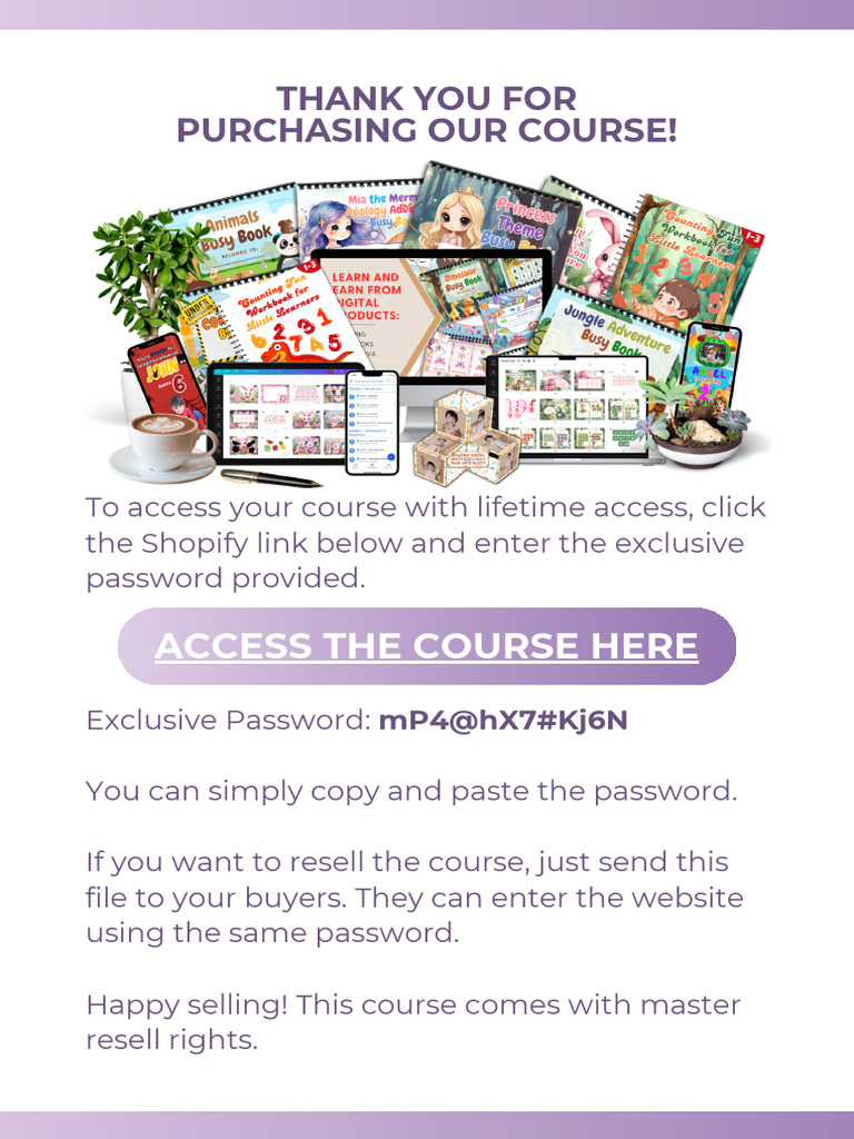 Thank You For Purchasing Our Course! | PDF