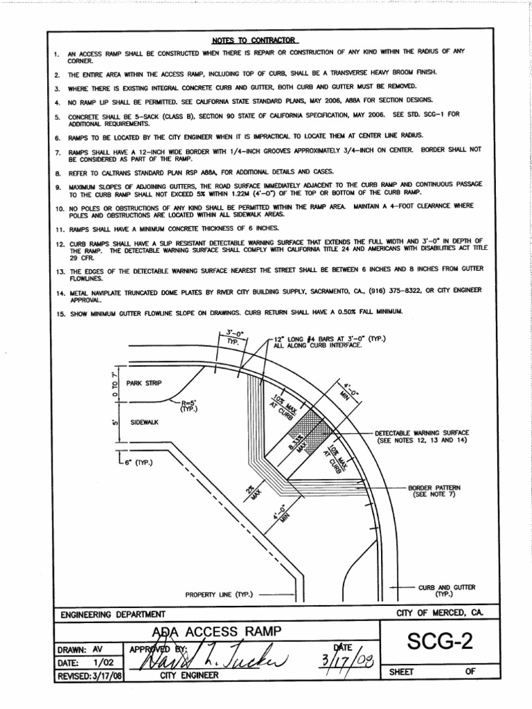 SCG2 ADA Access Ram | PDF