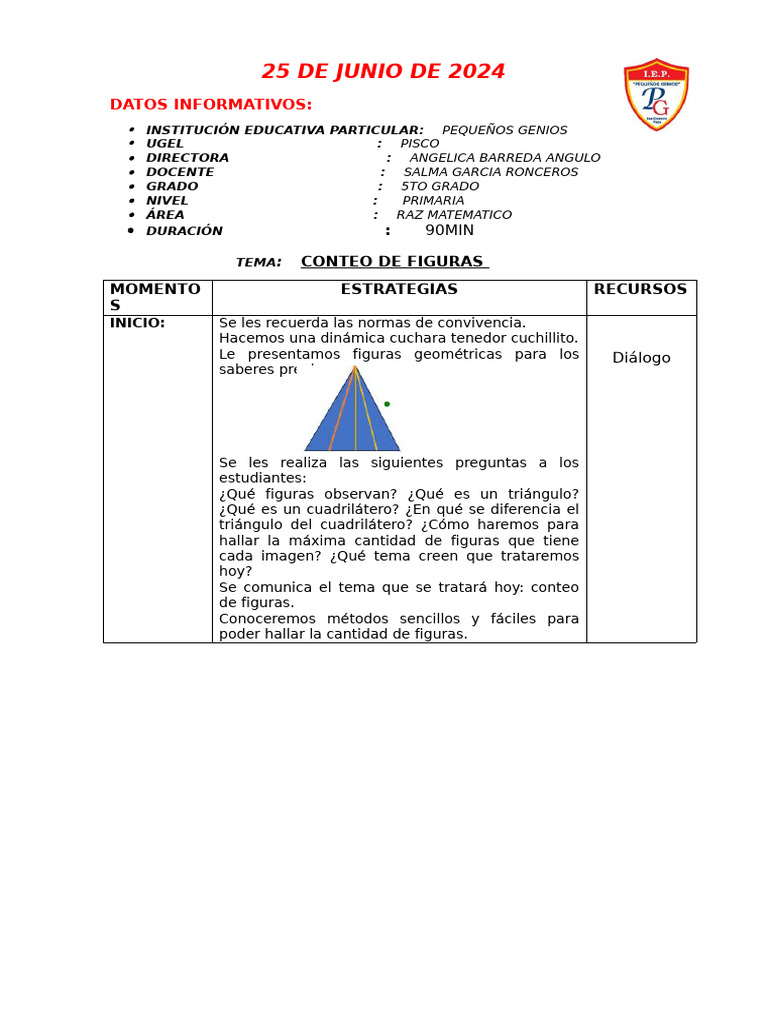 25 de Junio 2024 - Raz Matematico | PDF
