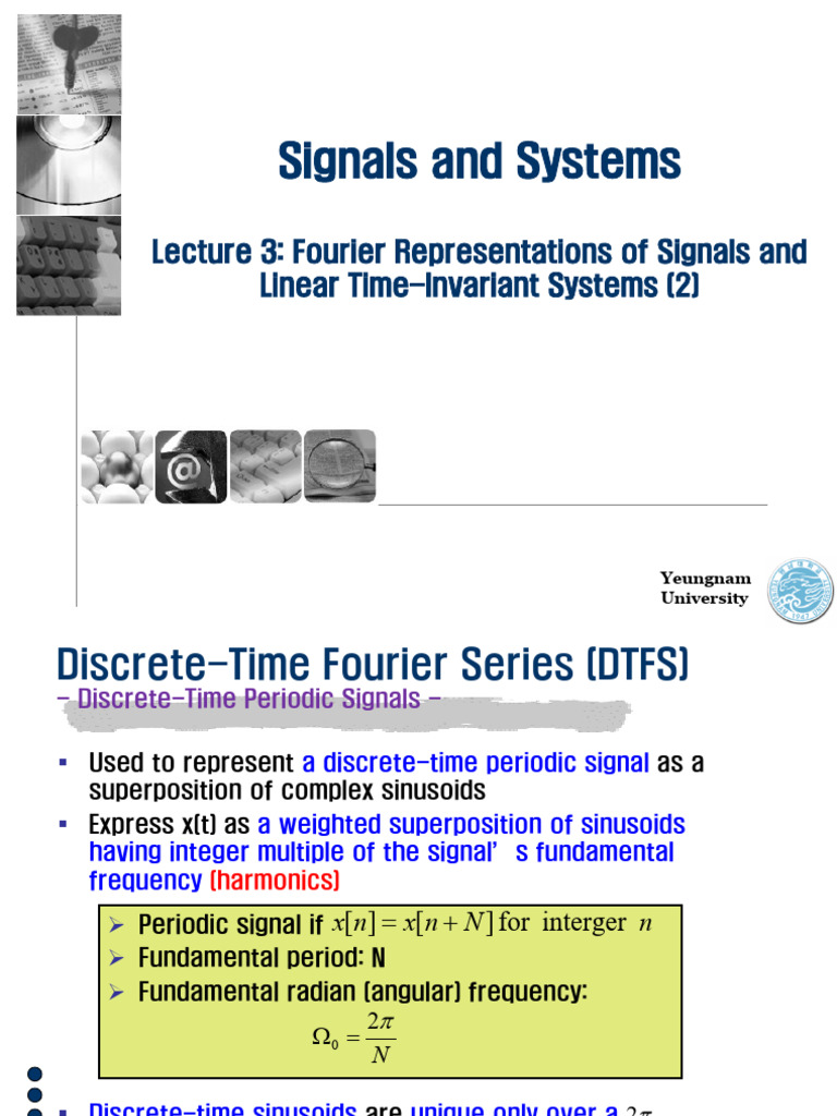 DTFS and Fourier Series Overview | PDF | Discrete Fourier Transform ...