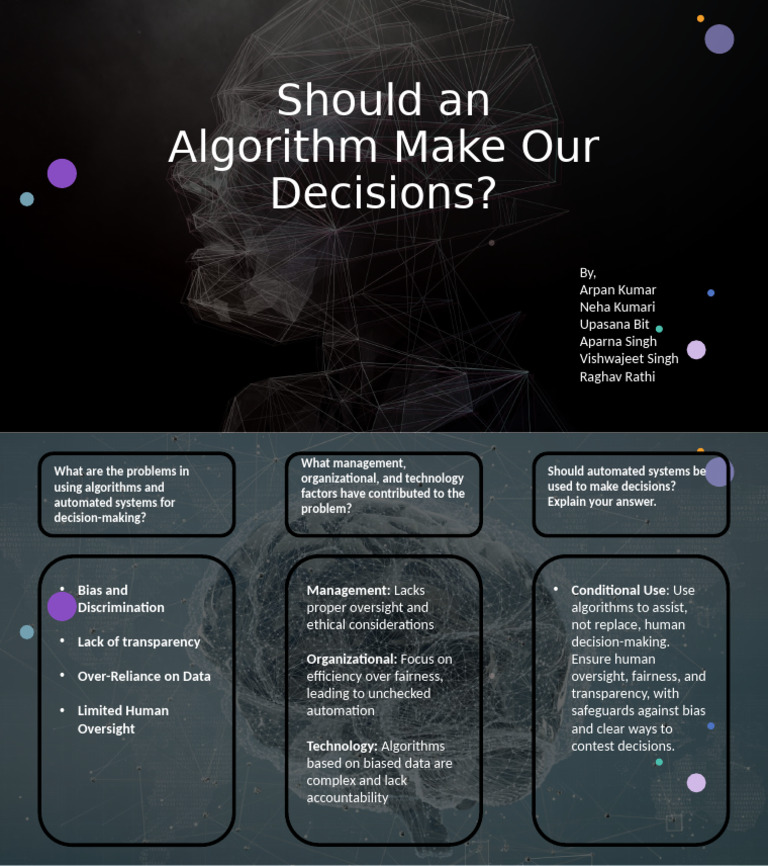 Risks of Algorithmic Decision-Making | PDF
