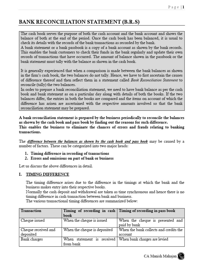 Reconciling Cash Book Bank Charges Errors | PDF | Banks | Cheque