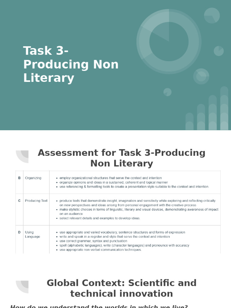 Task 3 - Producing Non Literary | PDF | Energy Development | Renewable ...