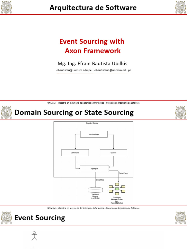 Event Sourcing con Axon Framework | PDF | Ingeniería | Ingeniería de ...