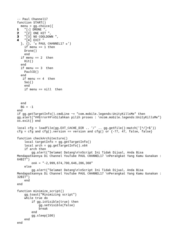 Layla Damage Script for Mobile Legends | PDF | Computing