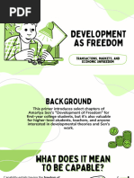 Development As Freedom by Amartya Sen | PDF