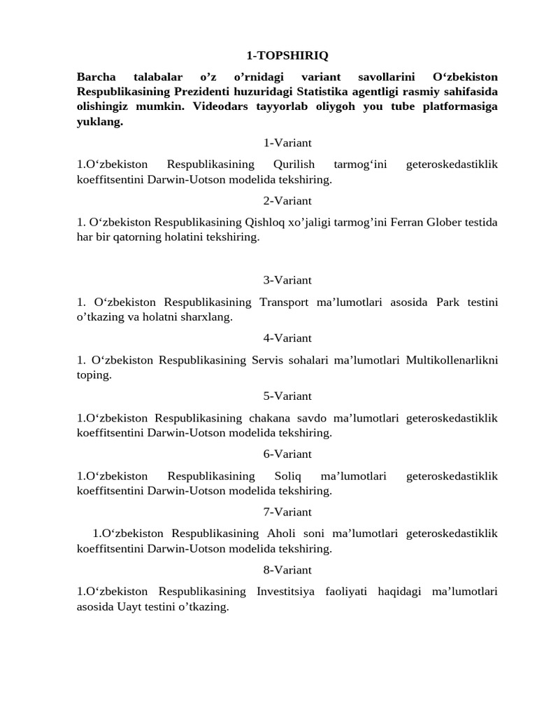 1-Joriy Labaratoriya (3) | PDF