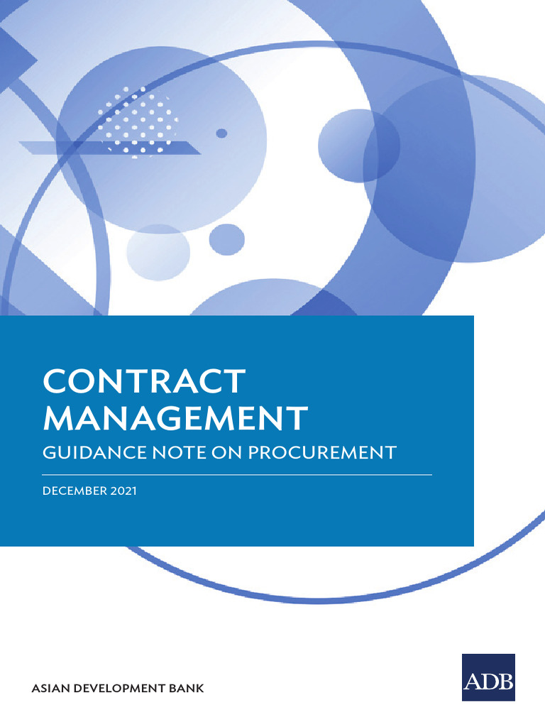 Contract Management - Procurement | PDF | Procurement | Risk