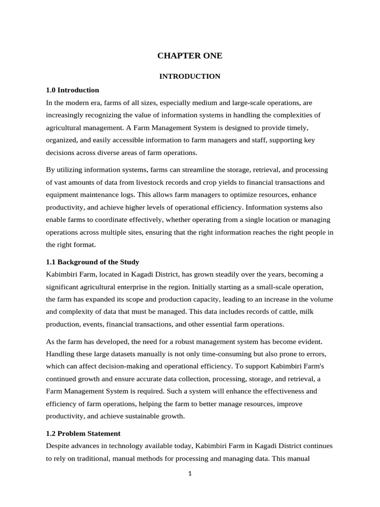 Farm Management System for Kabimbiri Farm | PDF | Software Prototyping ...