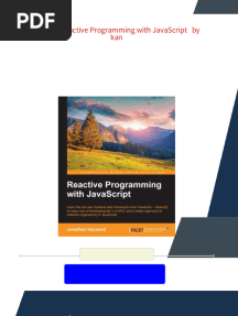 (Ebook) Reactive Programming with JavaScript   by kan - The ebook is available for instant download, read anywhere