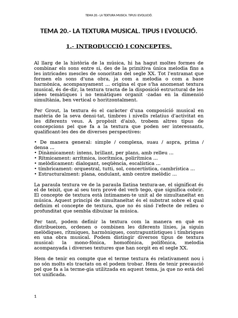 TEMA 20 Català | PDF