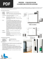 Cold Room Installation Method Statement | PDF | Valve | Wall