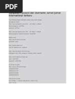 Download Kumpulan Pasword Dan Username Jurnal by Deni Ebit Nugroho SN84009815 doc pdf