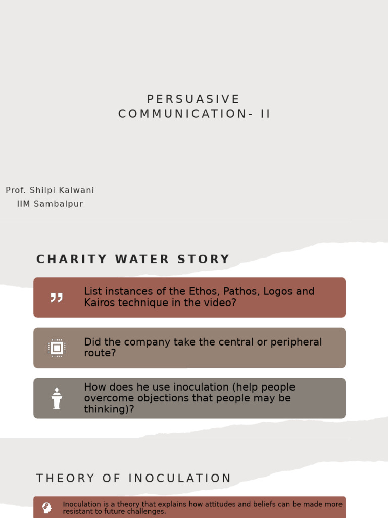Persuasive Communication - II | PDF | Social Psychology | Psychology