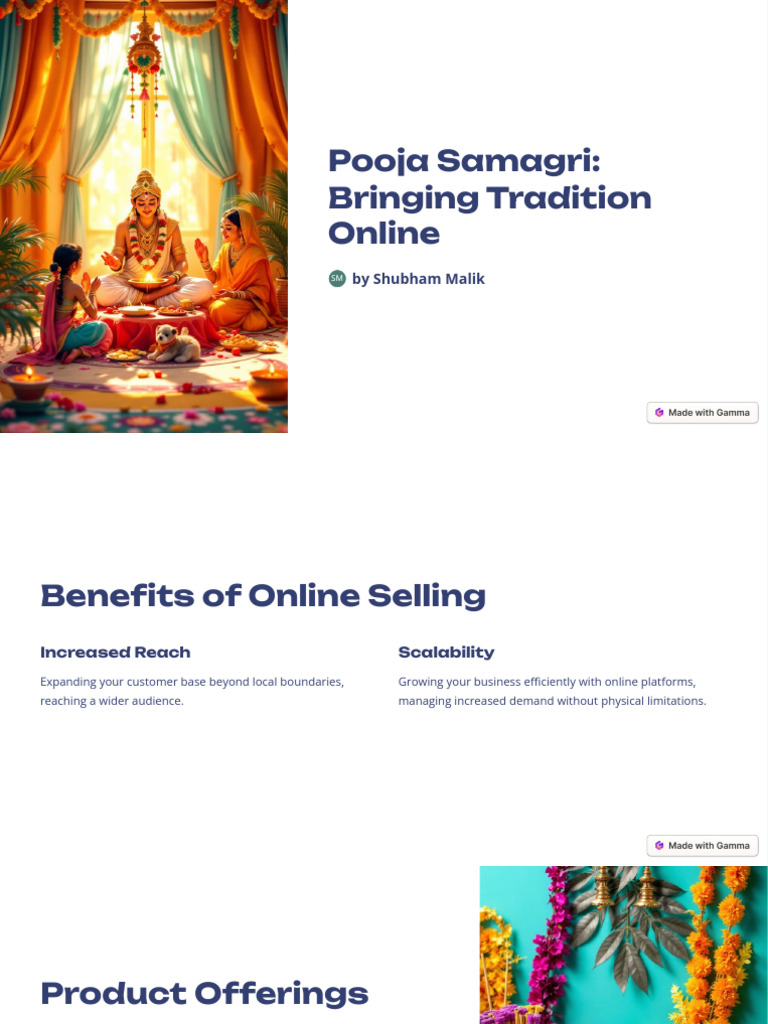 Starting an Online Pooja Samagri Business | PDF | Pricing | Online Shopping