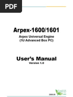 Arpex-1600 Manual v10 20080909