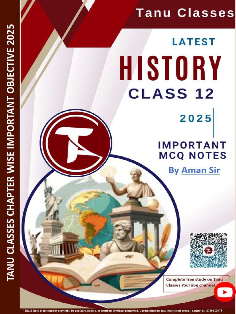 By Aman Sir: Complete Free Study On Tanu Classes Youtube Channel | PDF