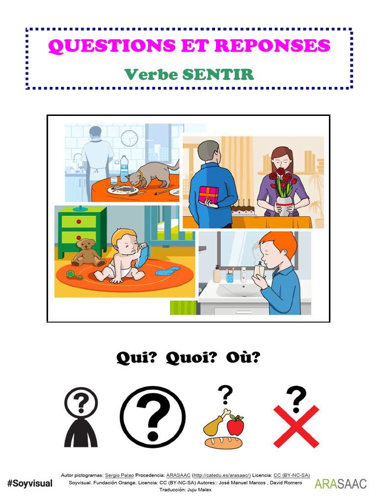 Le verbe sentir en contexte | PDF | Cuisine | Nourritures
