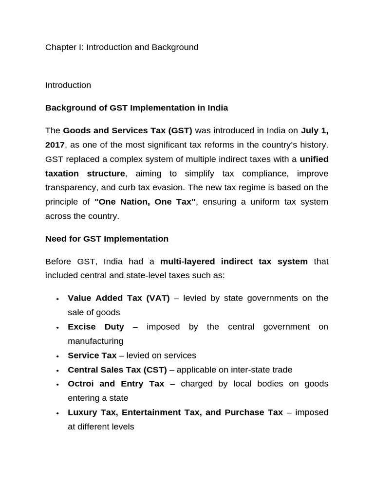 Impact of GST on Indian MSMEs | PDF | Taxes | Small And Medium Sized ...