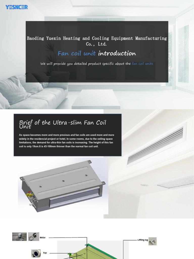 New Ultra-Thin Fan Coil 190mm2024.8 | PDF | Thermostat | Building ...