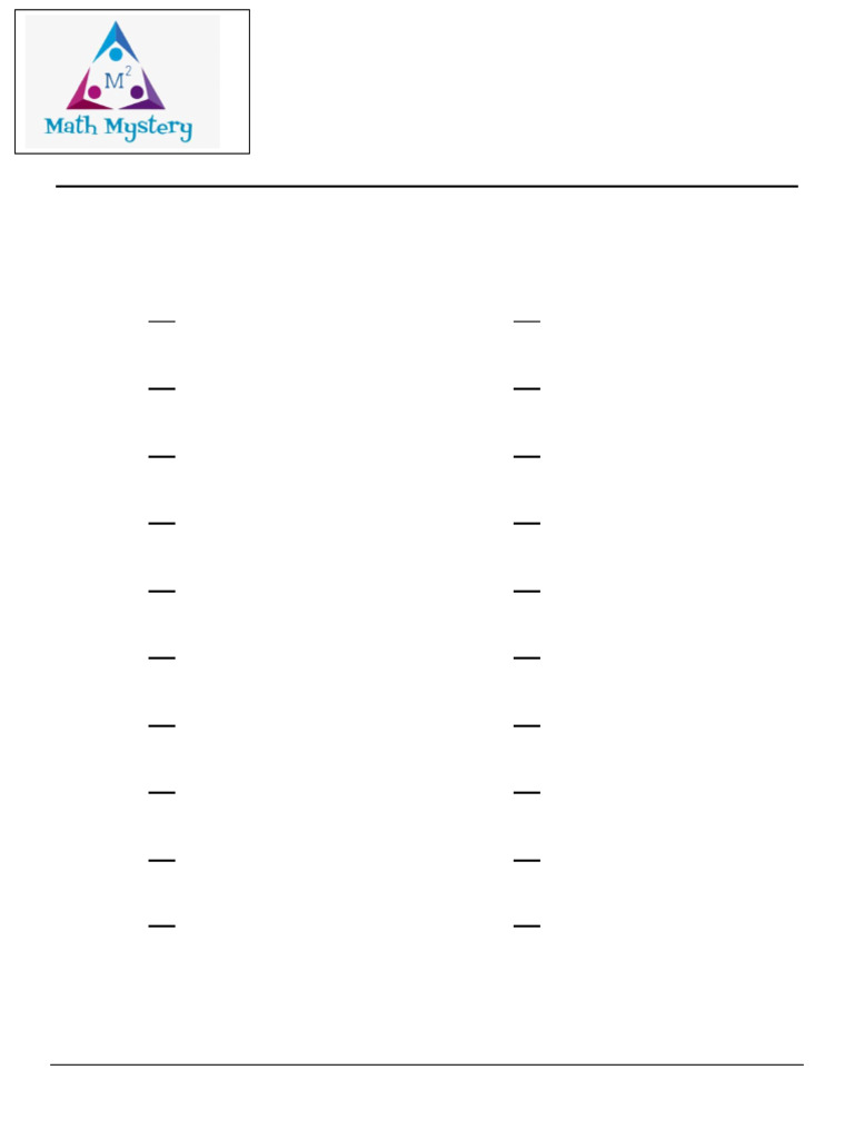Missing Addends for Grade 2 Addition | PDF
