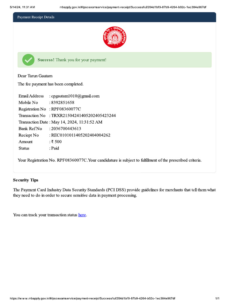 Payment | PDF