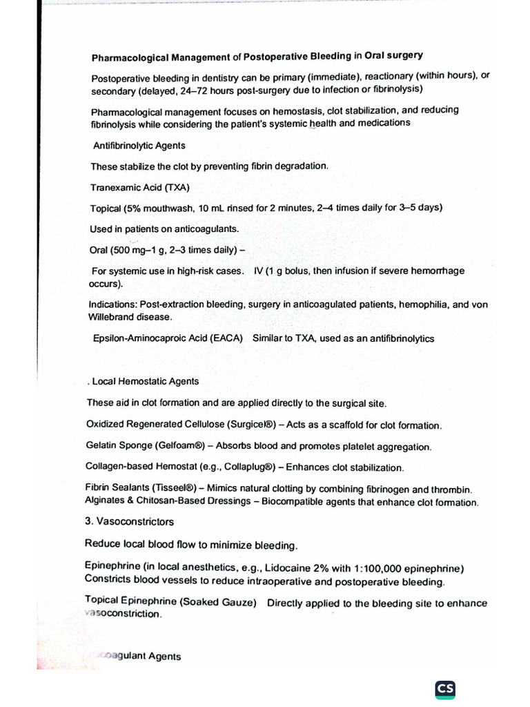 Oral Surgery Write Up | PDF