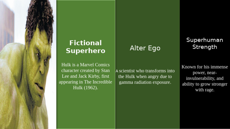 Hulk: The Origin of a Superhero | PDF