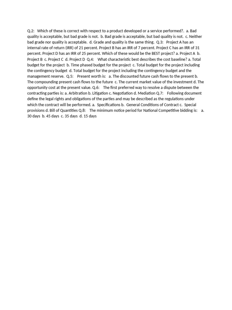 Cost Baseline Characteristics Explained | PDF