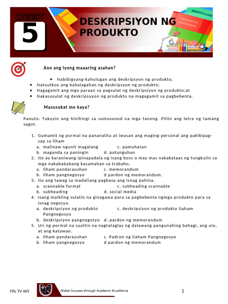 FPL (TV) W5 | PDF