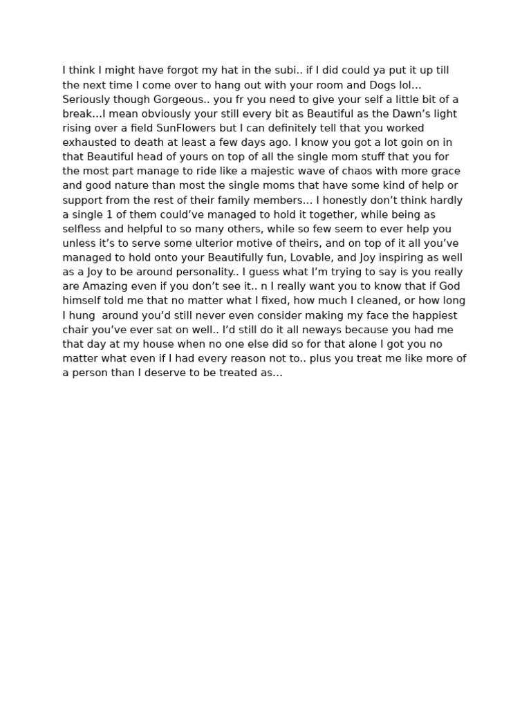 Heartfelt Message of Support and Appreciation | PDF