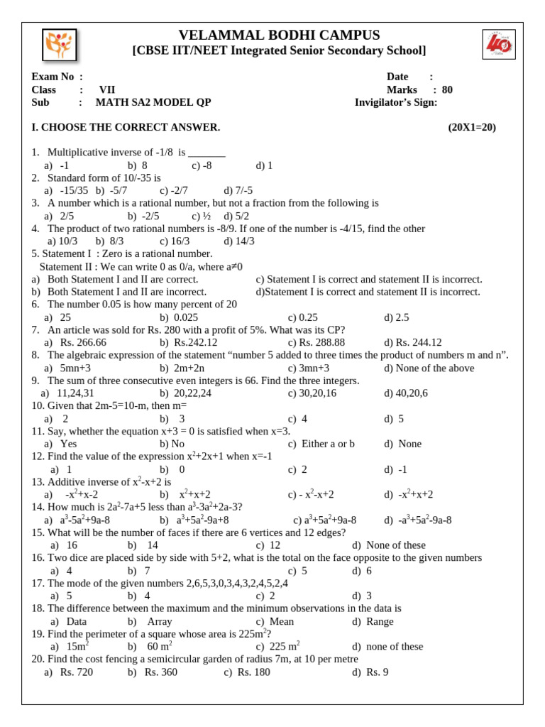grade-7-math-sa-2-model-qp-1-pdf-length-area
