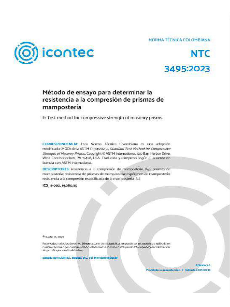 NTC 3495-2023 | PDF