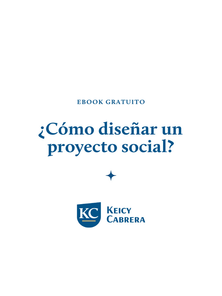 EBook Gratuito - Pasos para Diseñar un Proyecto Social | PDF | Logística
