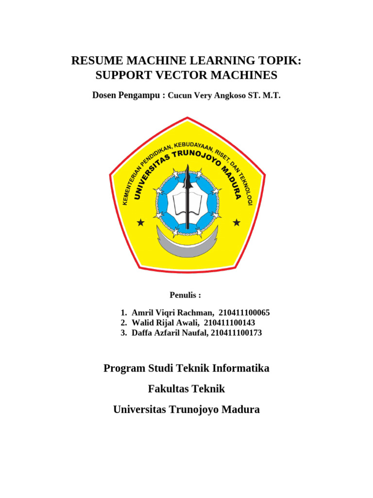 Resume Machine Learning | PDF