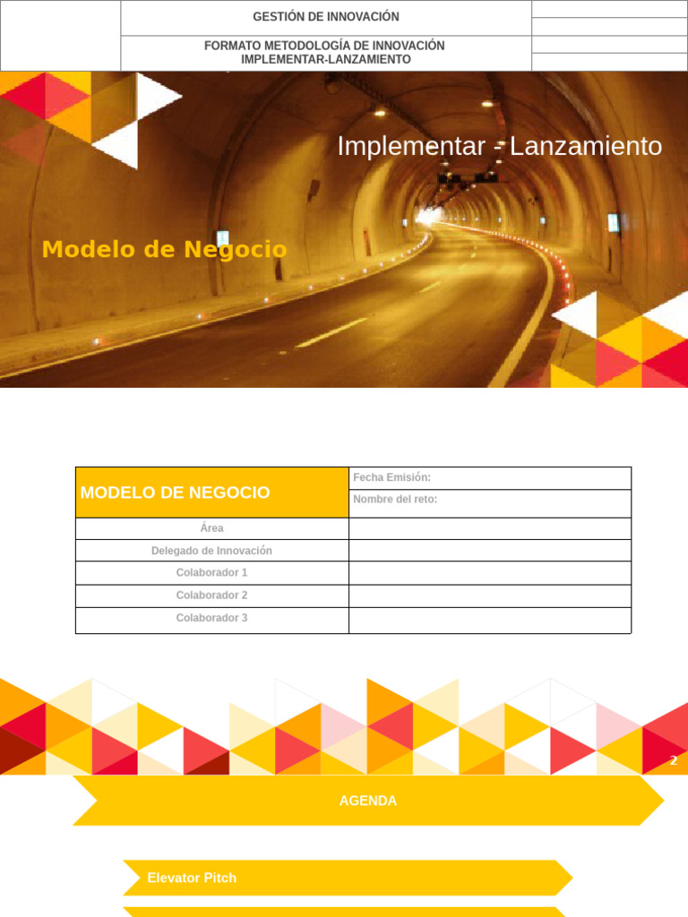 Modelo de Negocio para Innovación Empresarial | PDF | Planificación ...