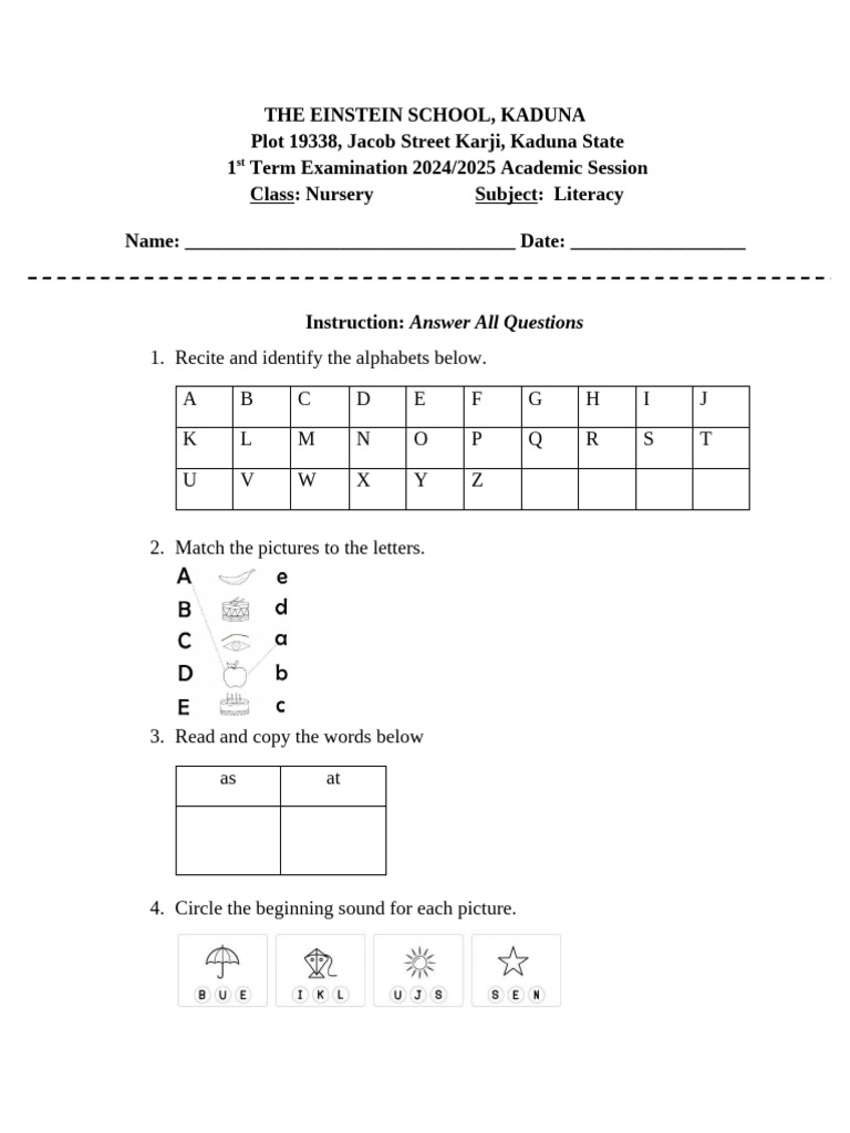 literacy-first-term-exam-nursery-pdf