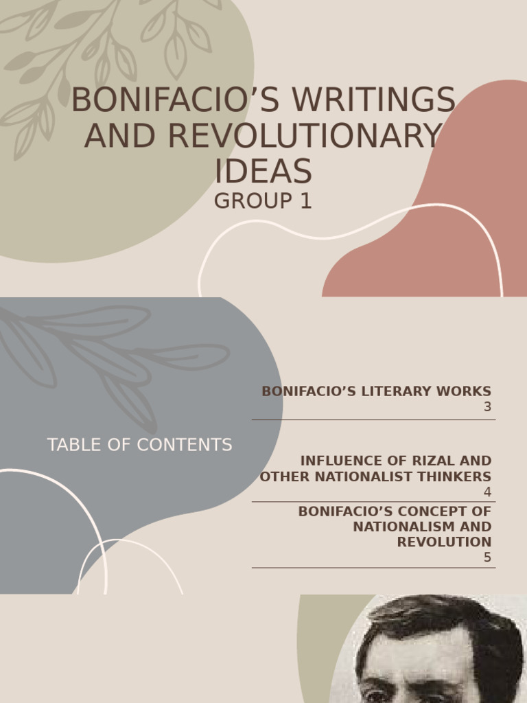 Bonifacio's Writings and Nationalism | PDF